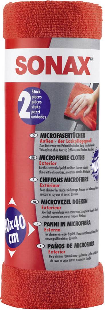 Sonax 416241 außen Microfasertuch 2St.