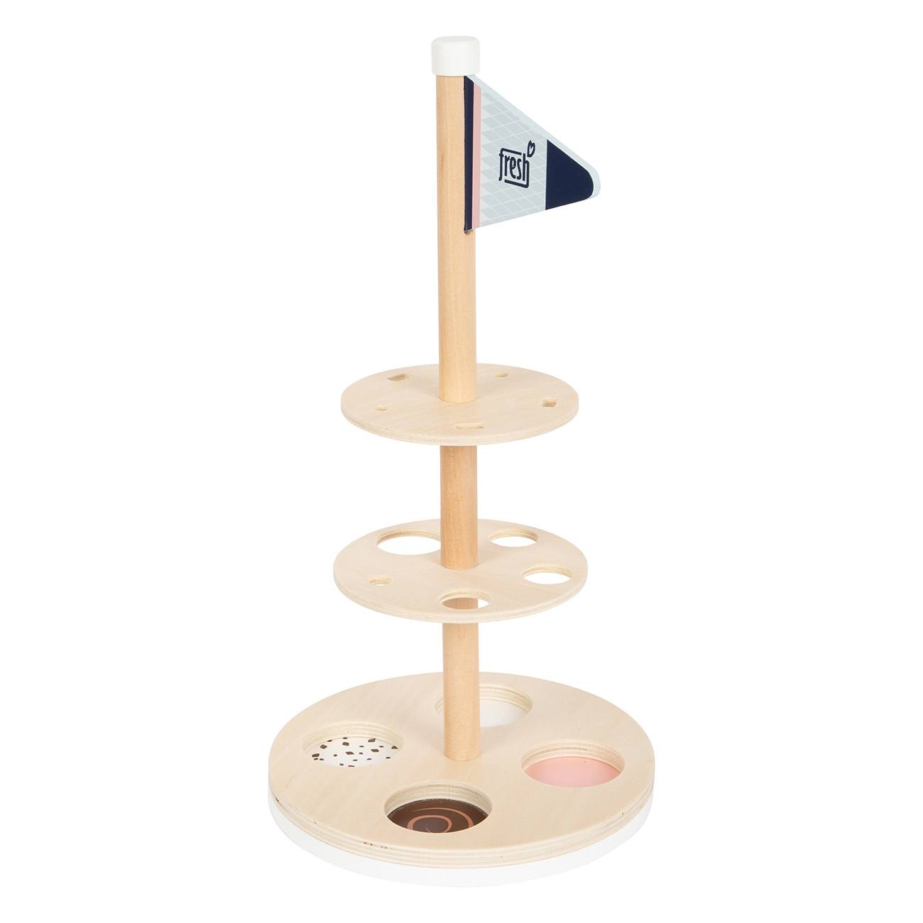 Small Foot Kleine Fußholzeis mit Halter, 15dlg.