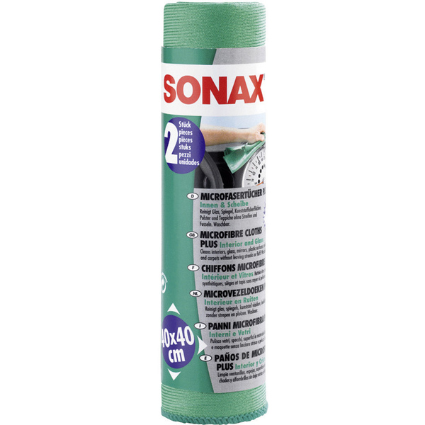 Sonax 416541 PLUS Innen & Scheibe Microfasertuch 2 St. (L x B) 40cm x 40cm