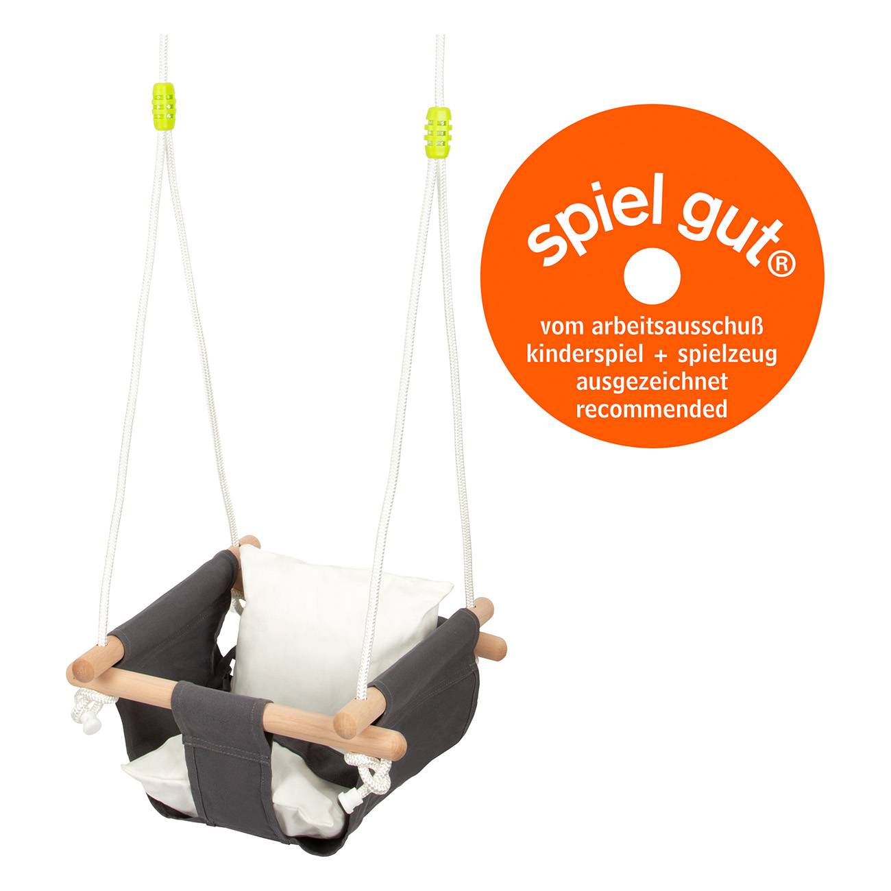 Small Foot Kleiner Fuß Holzbaby Schwung mit Kissen