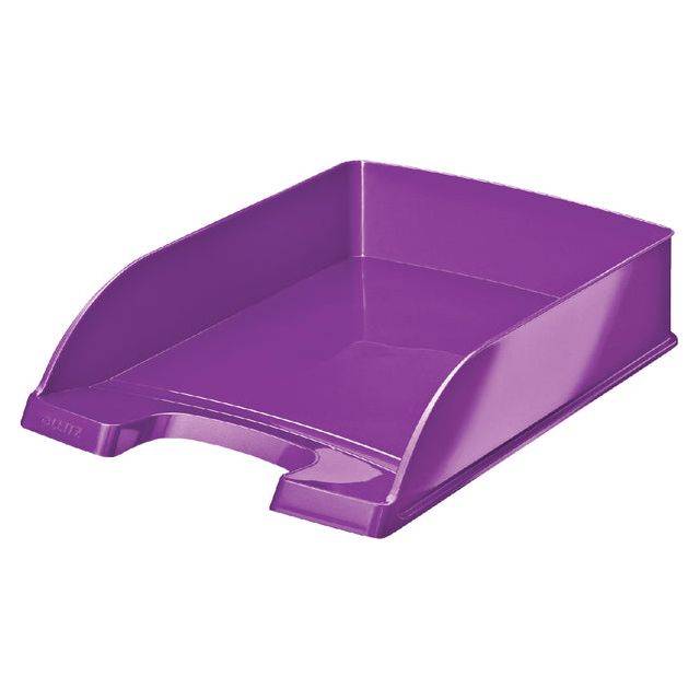 Leitz Briefablage WOW Plus 52263062 DIN A4 stapelbar PS violett