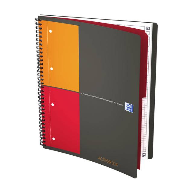 Oxford Collegeblock Activebook 100104329 DIN A4+ 80Blatt kariert