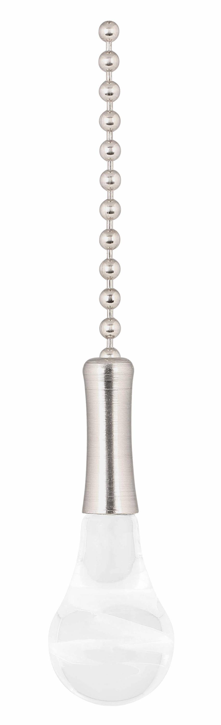 Zugkette für Deckenventilator Klarglas Träne