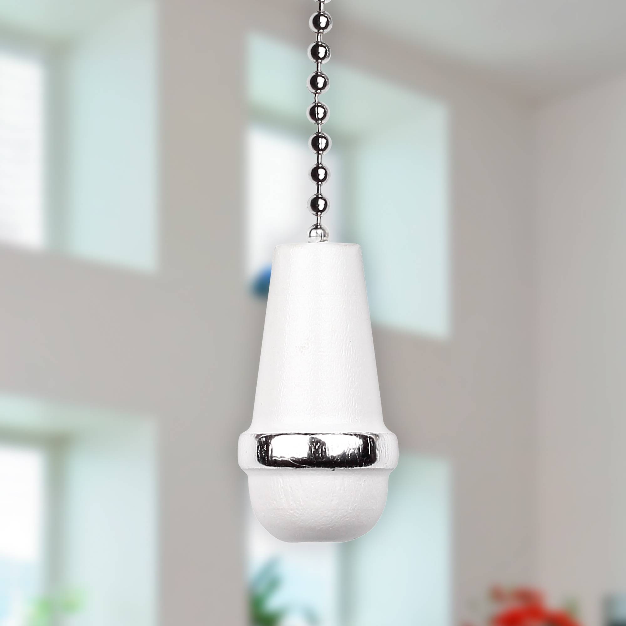 Zugkette für Deckenventilatoren Kegel Weiß