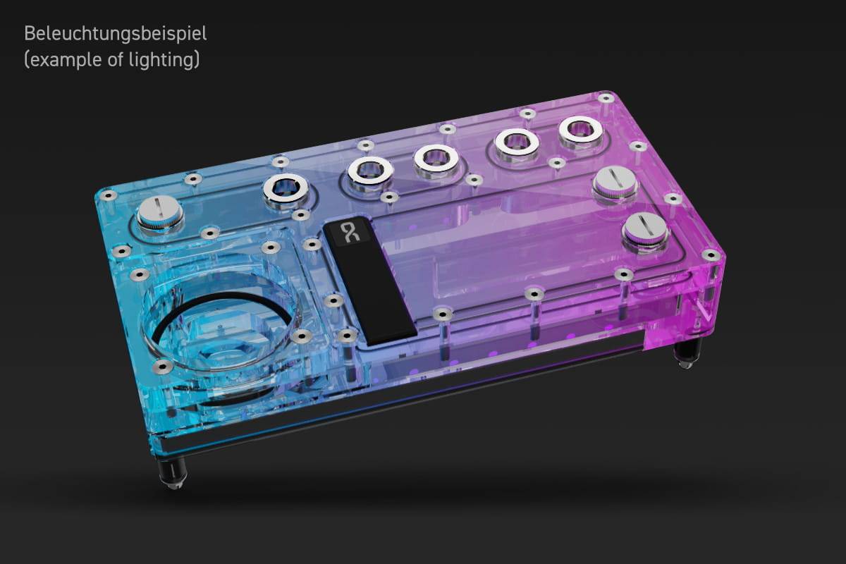 Alphacool Core Distro Plate 240 Links VPP/D5Silber