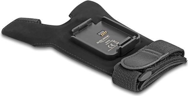 Delock Handschuh für Scanner 90605 – für Rechtshänder, Handschlaufe, Schwarz, Neopren, Nylon, Polymer, Polyurethan (PU