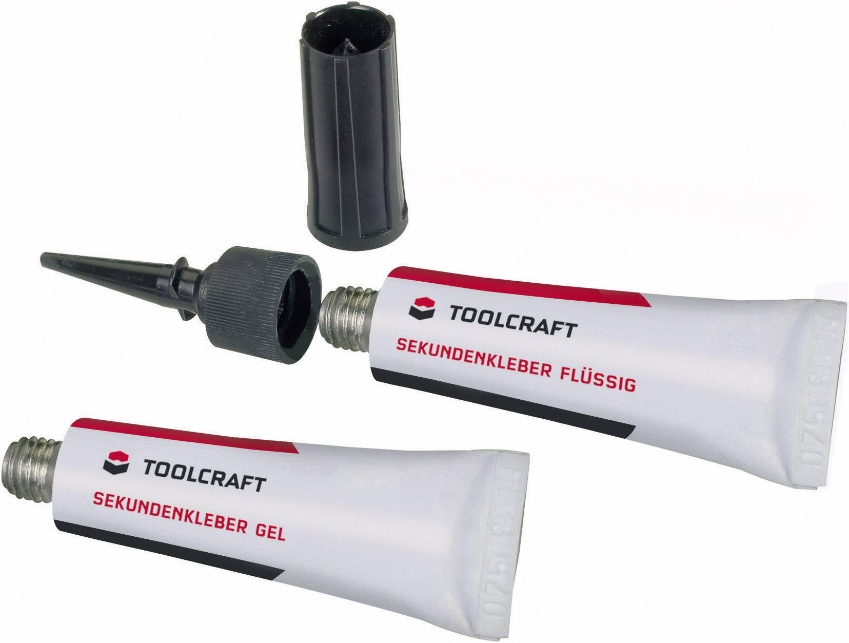 TOOLCRAFT FLÜSSIG & GEL Sekundenkleber 886517 6g