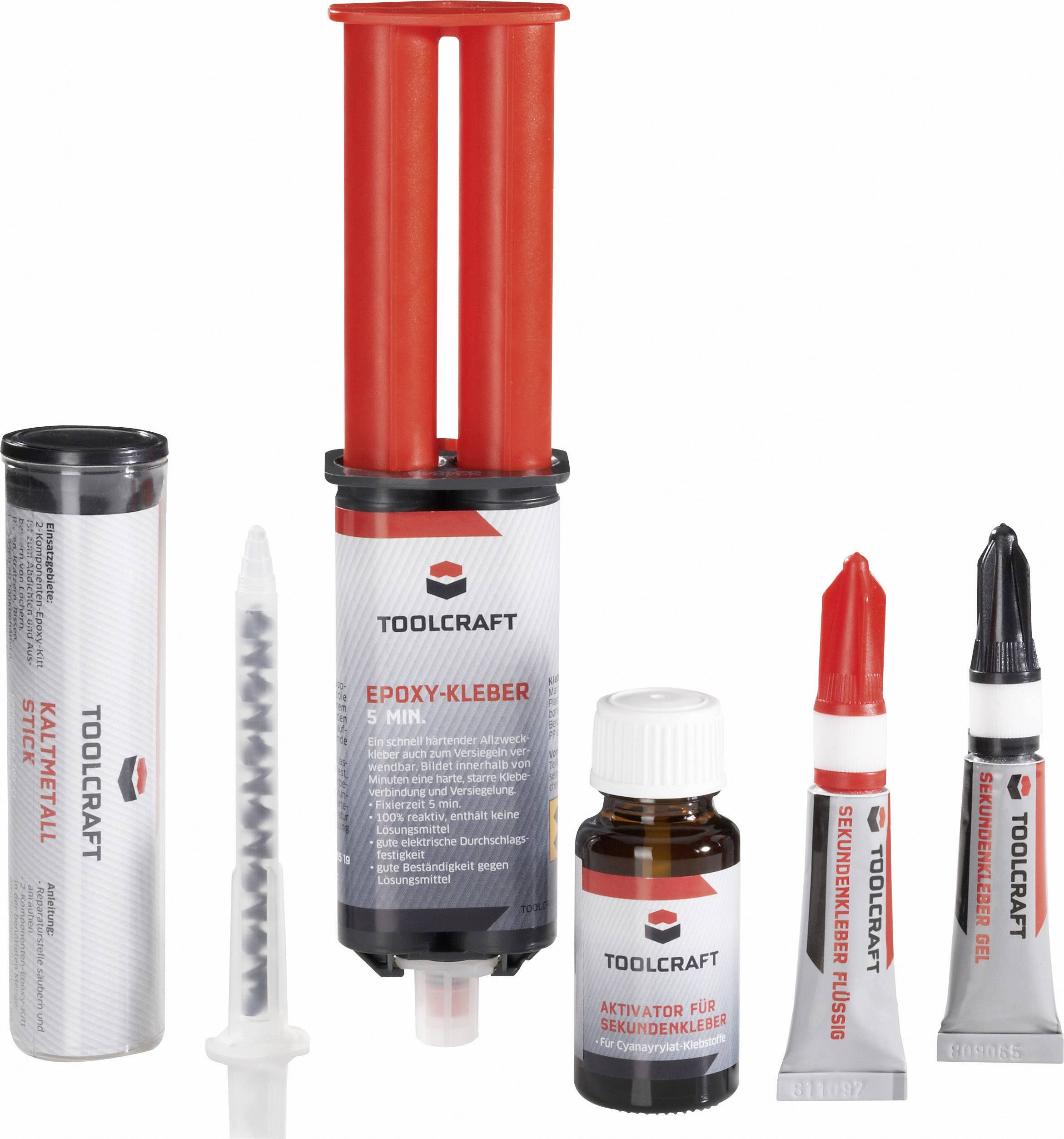 TOOLCRAFT Klebeset 886542 1 Set