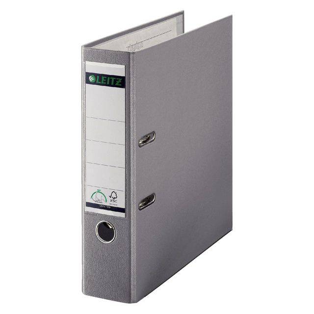 Leitz Ordner 1010 DIN A4 Rückenbreite: 80 mm Grau 2 Bügel 10105085