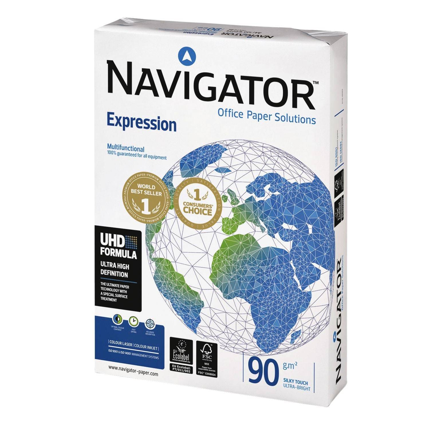 Navigator Kopierpapier Inkjet 82427A90S 90g/qm A4 500 Bl./Pack.