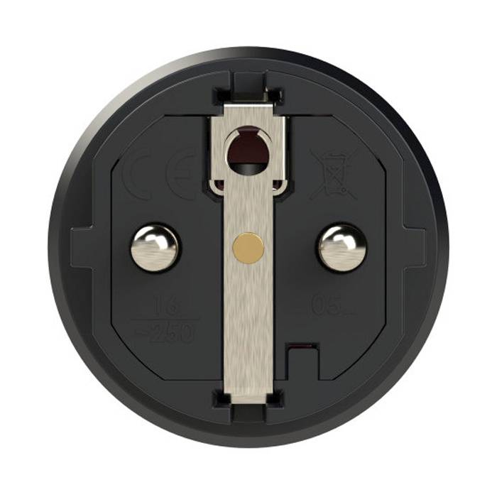PCE 05721-sr Schutzkontaktstecker 250V Schwarz/Rot IP54
