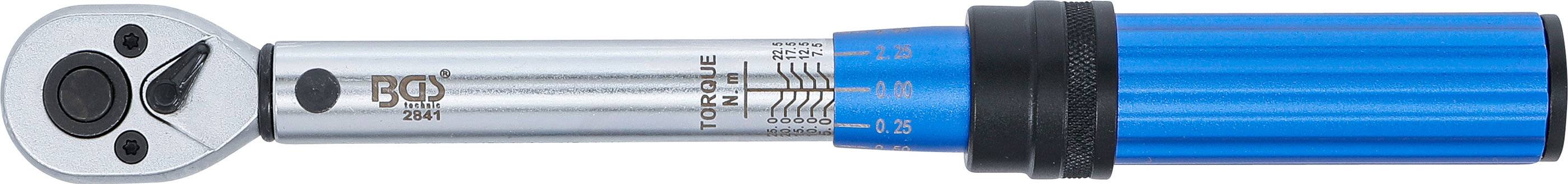 BGS 2841 Drehmomentschlüssel, Abtrieb Außenvierkan t 10 mm (3/8"), 5 - 25 Nm