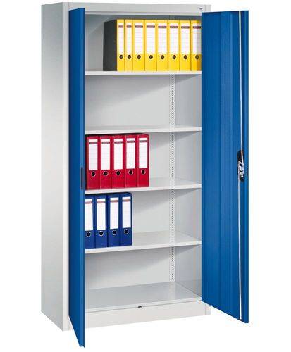 C+P Büroschrank Acurado, H1950xB930xT400mm, 7035/5010