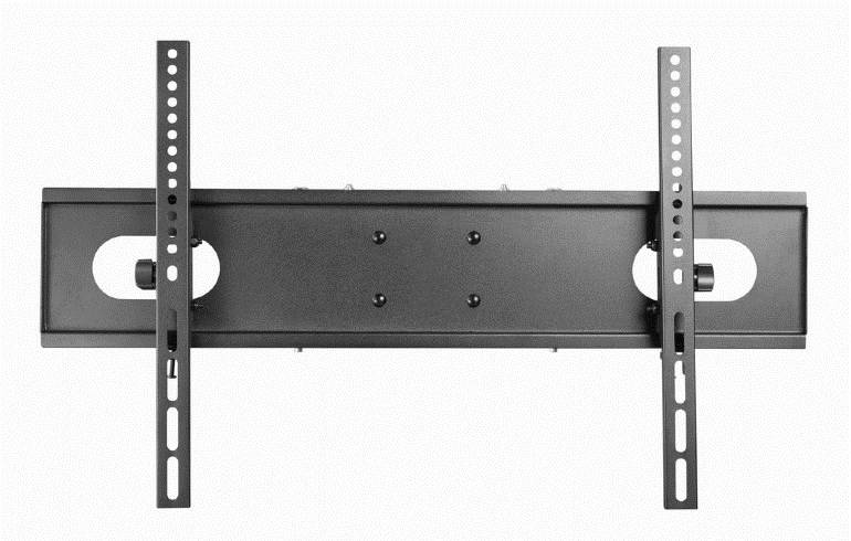 Gembird WM-70ST-01, 200 x 200 mm, 600 x 400 mm, 0 - -20°, 60 - -60°, Kunststoff, Stahl, Schwarz