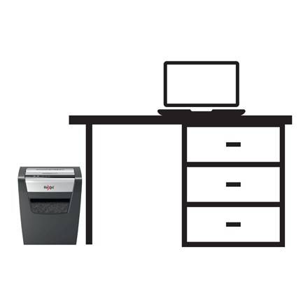 Rexel Momentum X410 Aktenvernichter 10 Blatt Partikelschnitt 4 x 28 mm P-4 23 l Vernichtet auch Büroklammern, Heftklammern