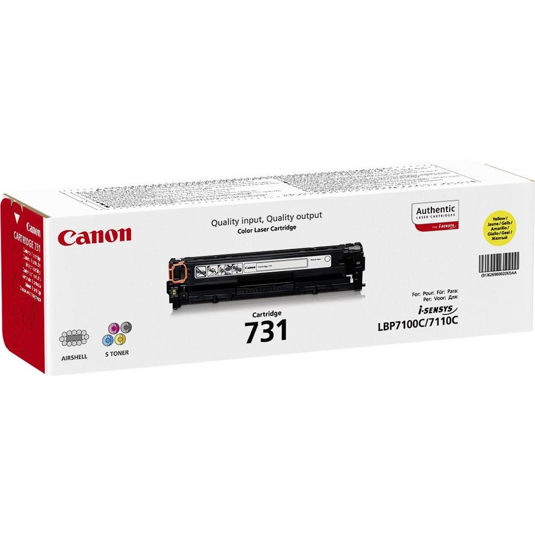Canon Toner 731 Y Original Gelb 1500 Seiten 6269B002