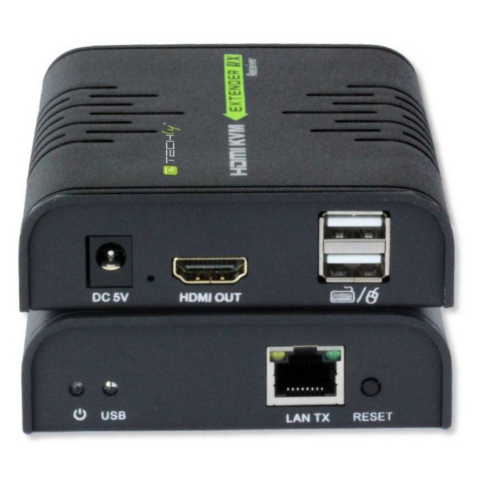 HDMI KVM Extender über Netzwerkkabel, 120m Hersteller: Techly (IDATA-HDMI-KVM2)