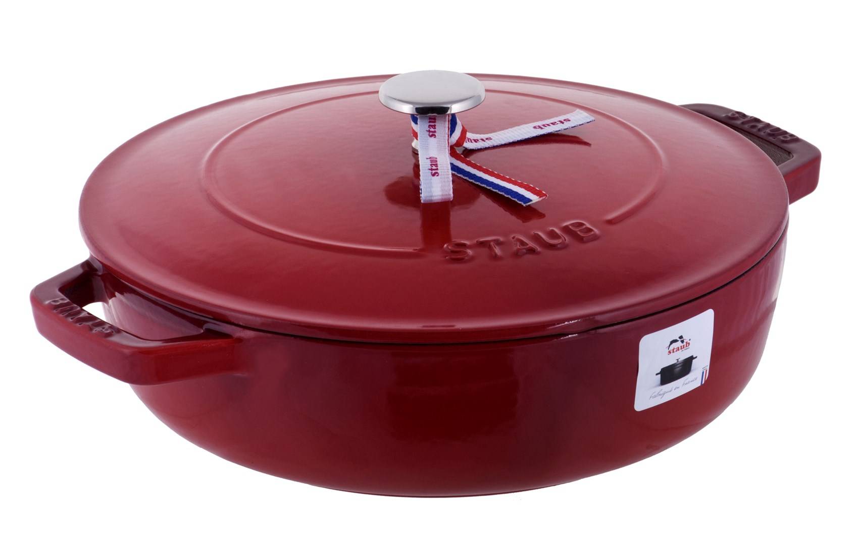 STAUB BRAISERS - 2,4 l - Rot - Eisenguss - Emaille - Keramik - Gas - Halogen - I