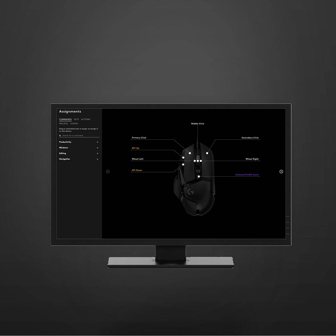 Logitech Gaming G502 HERO Gaming-Maus USB Optisch Schwarz 11 Tasten 25600 dpi Beleuchtet, Gewichts-Tuning, Integrierter Profilspeicher
