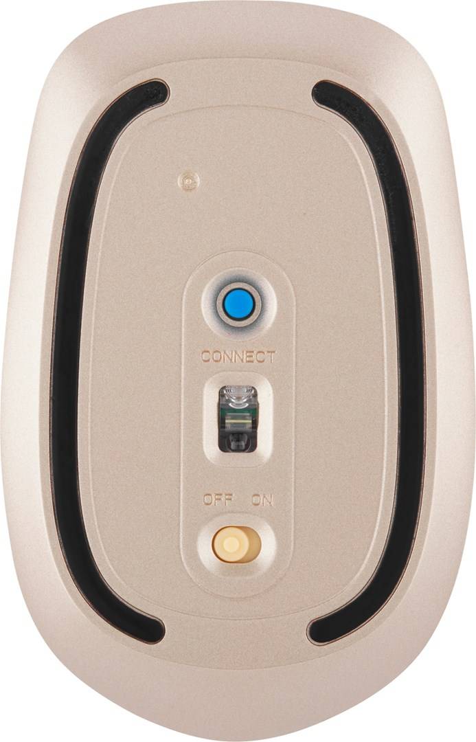HP 410 Flache Bluetooth Maus (Silber), Beidhändig, Bluetooth, 2000 DPI, Schwarz, Silber