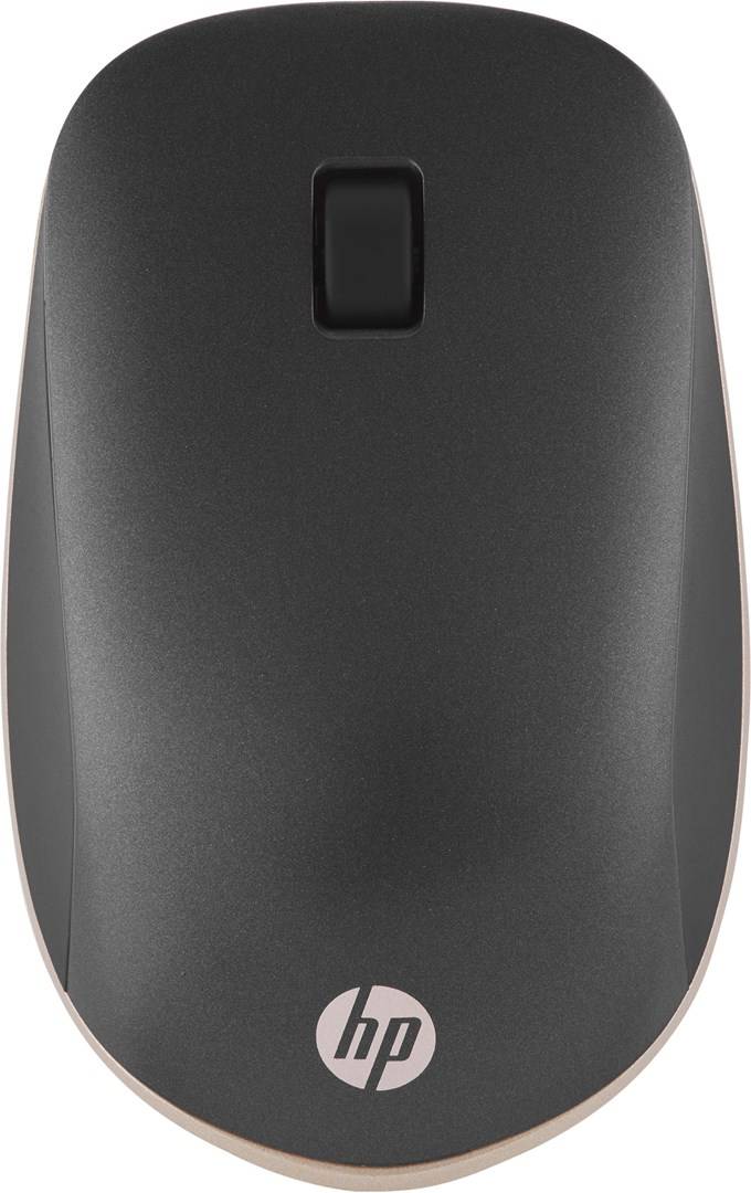 HP 410 Flache Bluetooth Maus (Silber), Beidhändig, Bluetooth, 2000 DPI, Schwarz, Silber
