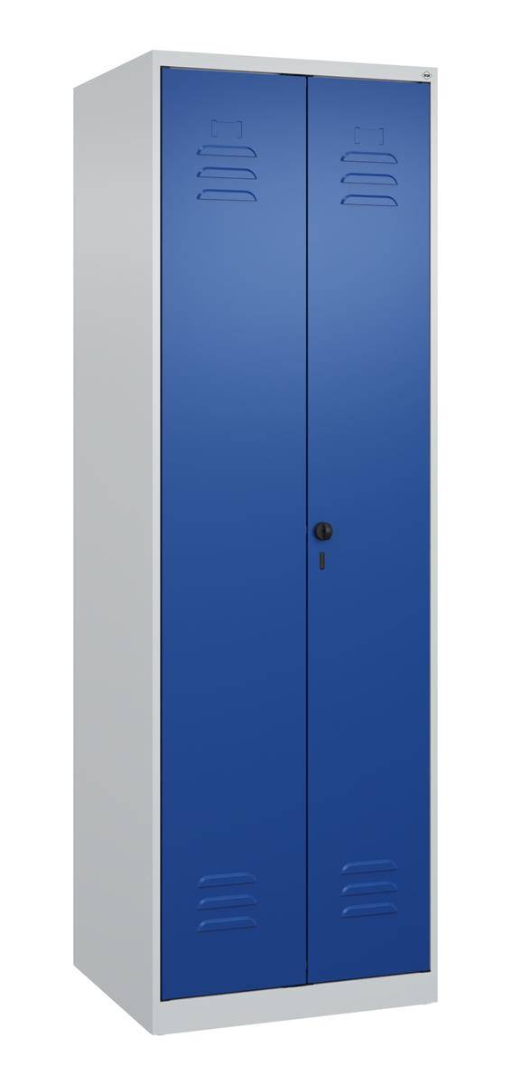 Garderobenschrank Classic PLUS 2Abt 1850x600x500 lgr/ebl