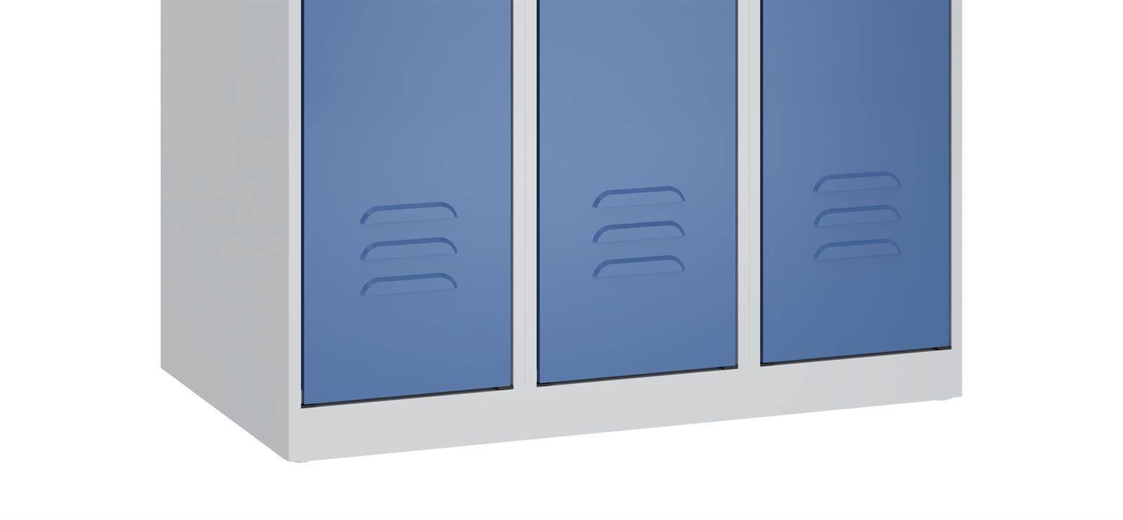Garderobenschrank Classic PLUS 2Abt 1850x600x500 lgr/rt
