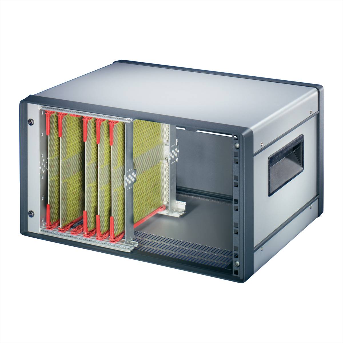 SCHROFF 19"-Gehäuse 7 HE - COMPTEC GEHAEUSE 7HE 600T