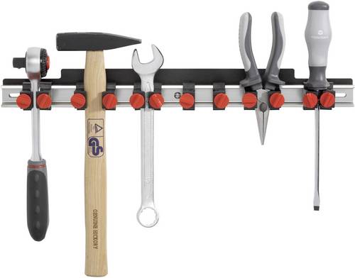 TOOLCRAFT 88 68 86 Alu-Werkzeugleiste (L x B) 435mm x 48mm