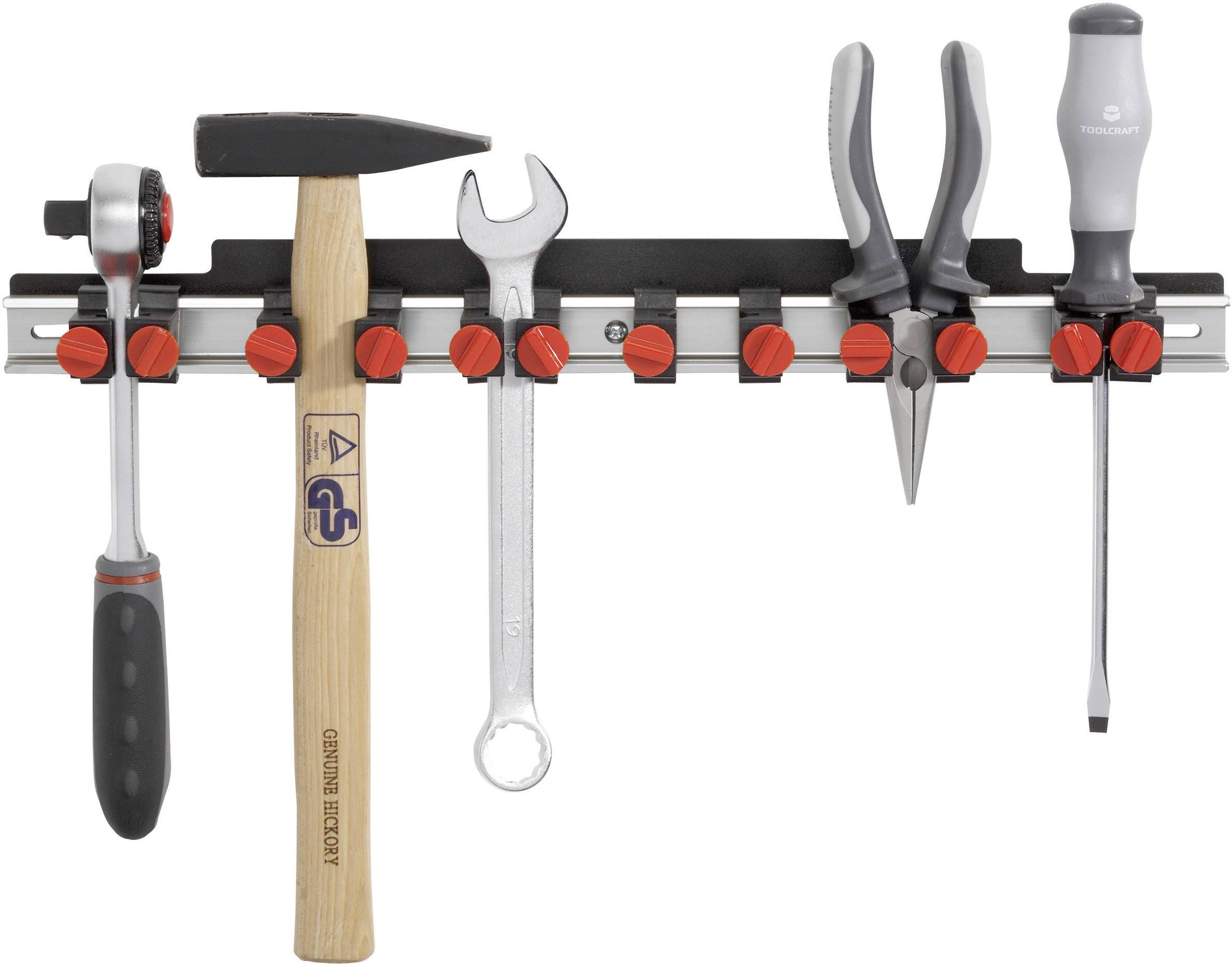 TOOLCRAFT 88 68 86 Alu-Werkzeugleiste (L x B) 435 mm x 48 mm 1 St.