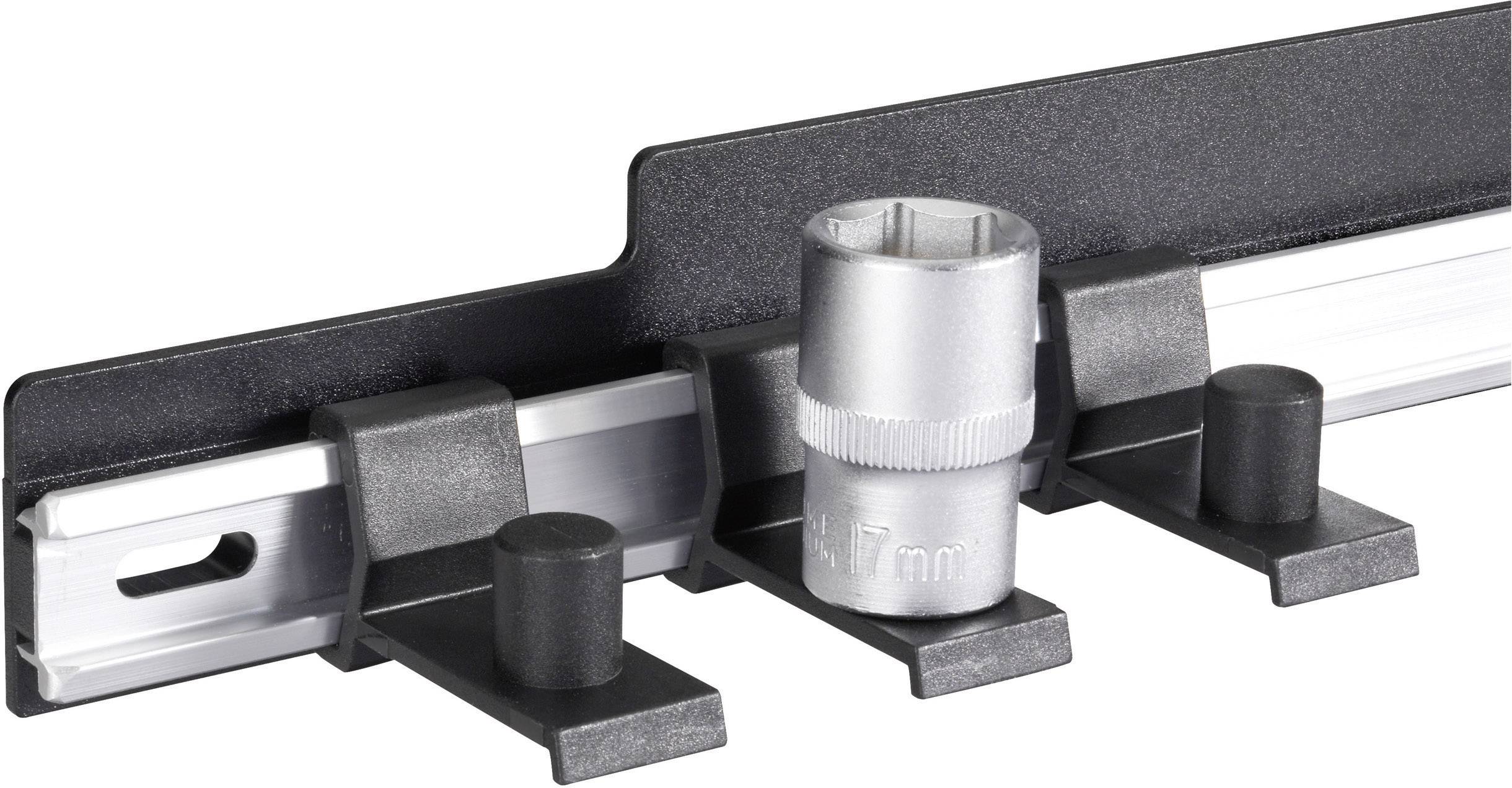 TOOLCRAFT 886889 Alu-Steckschlüsseleinsatzleiste 10mm (3/8") 1St.