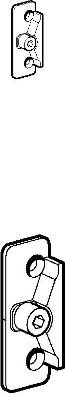 Roto NT Rahmenteil für Niveauschaltsperre, 20mm Eurofalz VE300