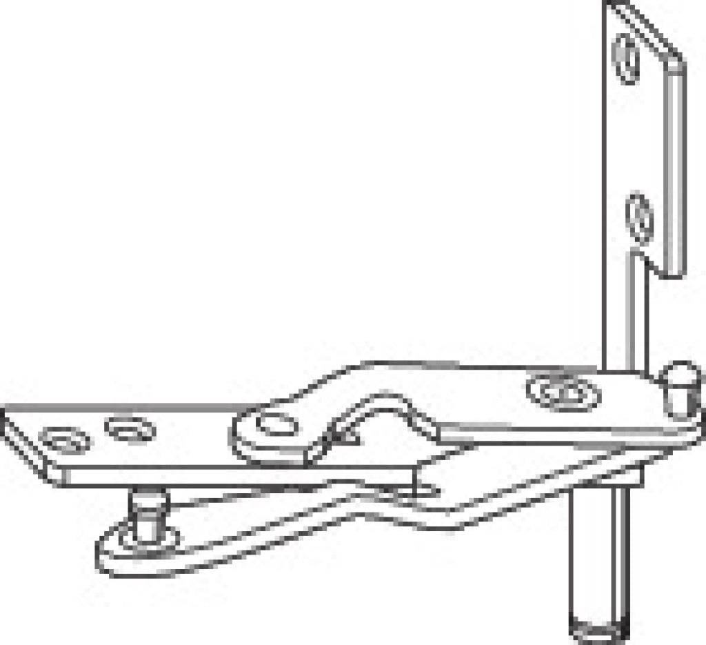 Roto NT Designo Ecklager BA 9mm, links H20 VE40