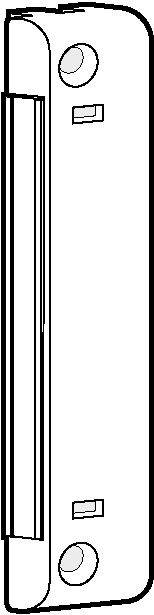 ROTO Magnetschnäpper Holz+Kunststoff Stulpflügelgetrieb