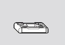 Roto NT Schließstück 2-Flügler-1 Lo N 707 A 10206 20mm Eurofalz VE100