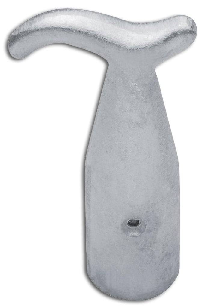 N+D Stockhaken schwarz einbrennlackiert