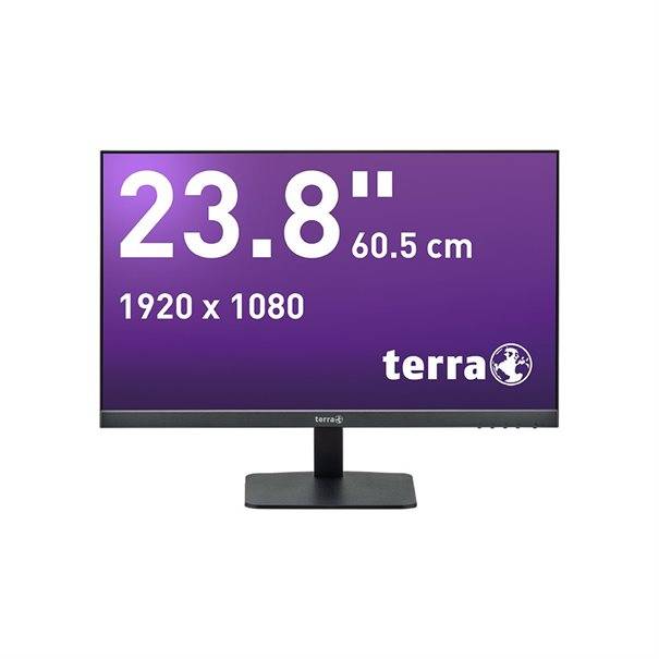 TERRA LCD/LED 2427W V2 black HDMI, DP, USB-C, GREENLINE PLUS, 60,5 cm (23.8"), 1920 x 1080 Pixel, Full HD, LCD, 5 ms,