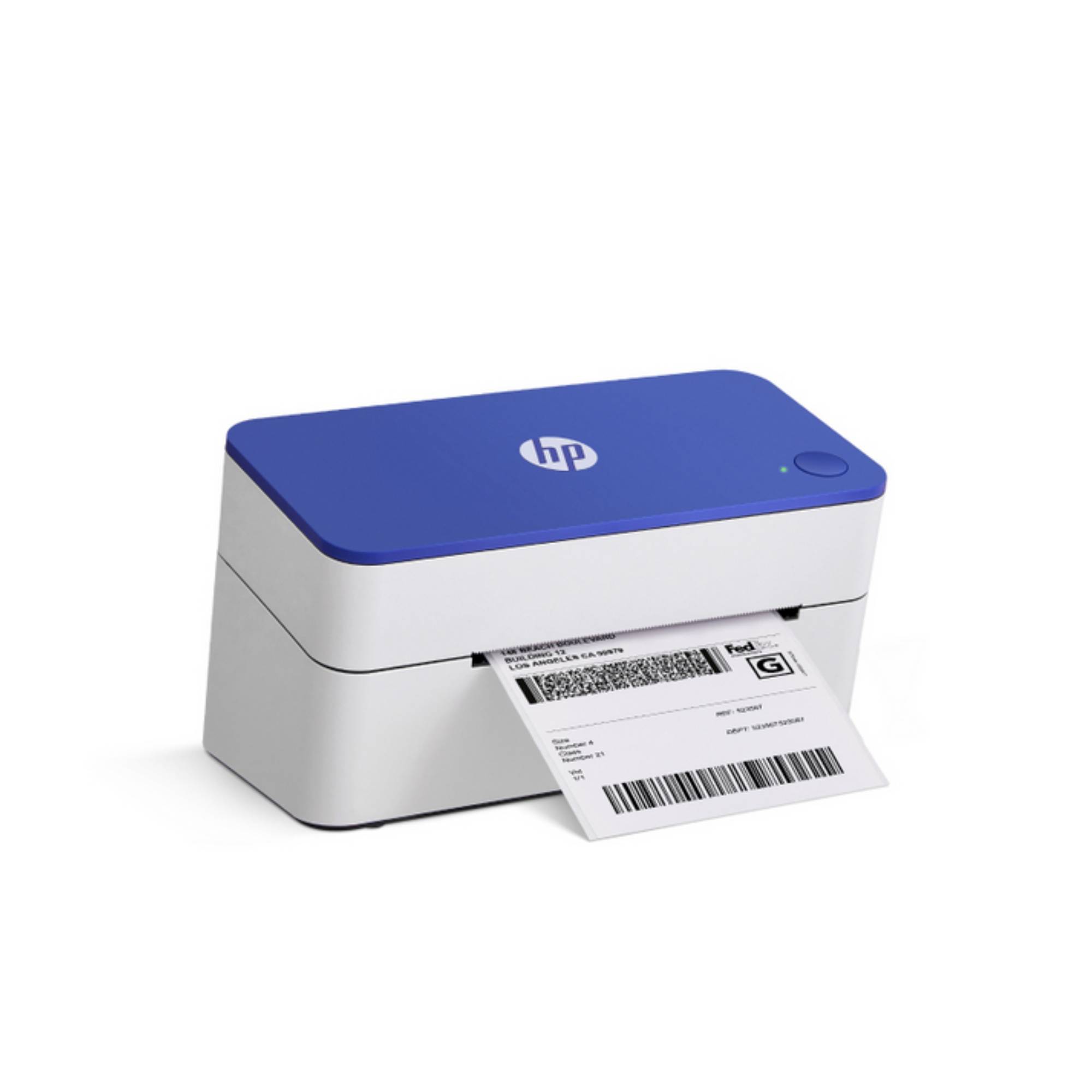 HP HPKE100, Thermodirekt, 300 x 300 DPI, 127 mm/sek, Kabelgebunden, Blau, Weiß