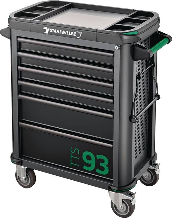 Werkstattwa. 93/157QR B877xT481xH1000mm 500kg 6 Schubl.157tlg.Stahlbl.STAHLWILLE