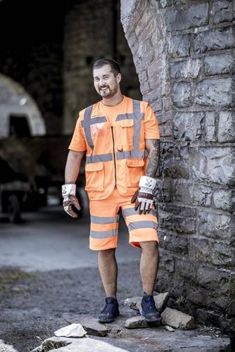 Warnweste 7118 Gr.M neonorange EN ISO 13688/EN ISO 20471/EN 1149 NITRAS