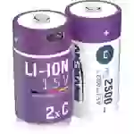 Ansmann 1313-0004, Wiederaufladbarer Akku, C, Lithium-Ion (Li-Ion), 1,5 V, 2 Stück(e), 2300 mAh Ansmann 1313-0004, Wiederaufladbarer Akku, C, Lithium-Ion (Li-Ion), 1,5 V, 2 Stück(e), 2300 mAh