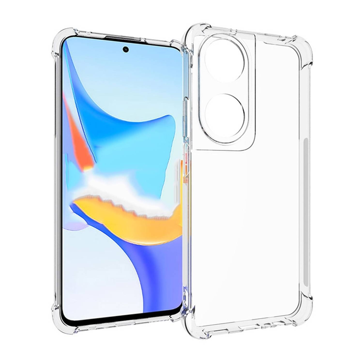 Für Honor X7b Schock TPU Schutz Handy Hülle Case dünn Transparent