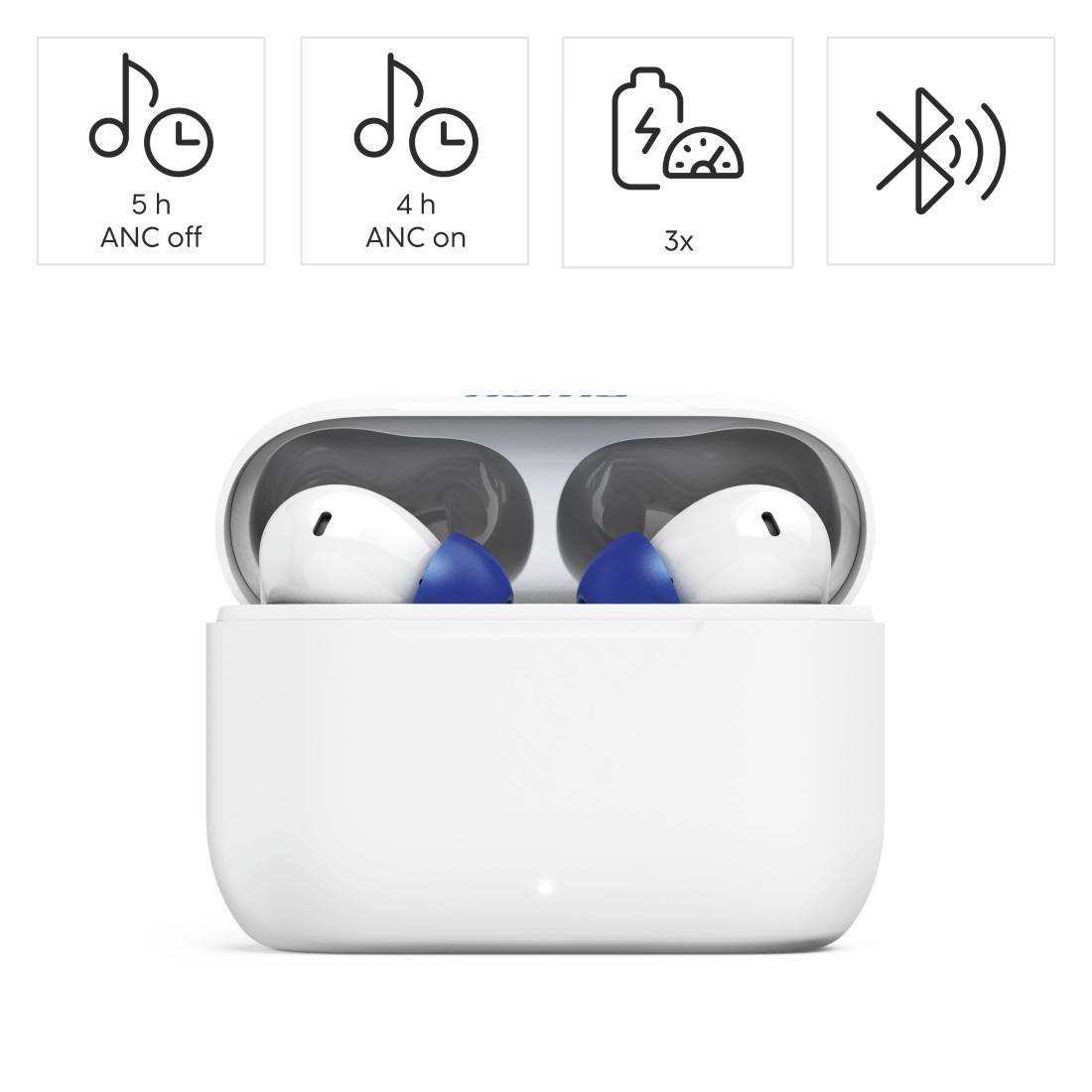 hama 00184179 Bluetooth®-Kopfhörer "Passion Clear II", True Wireless In-Ear, ANC, App, WS