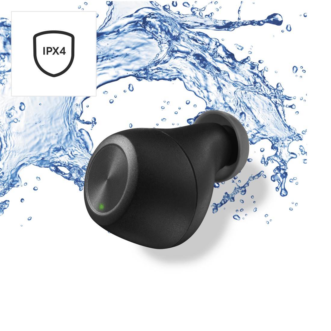 hama 00184090 Bluetooth®-Kopfhörer "Passion Chop", TWS, In-Ear, Wireless Charging, Schw.