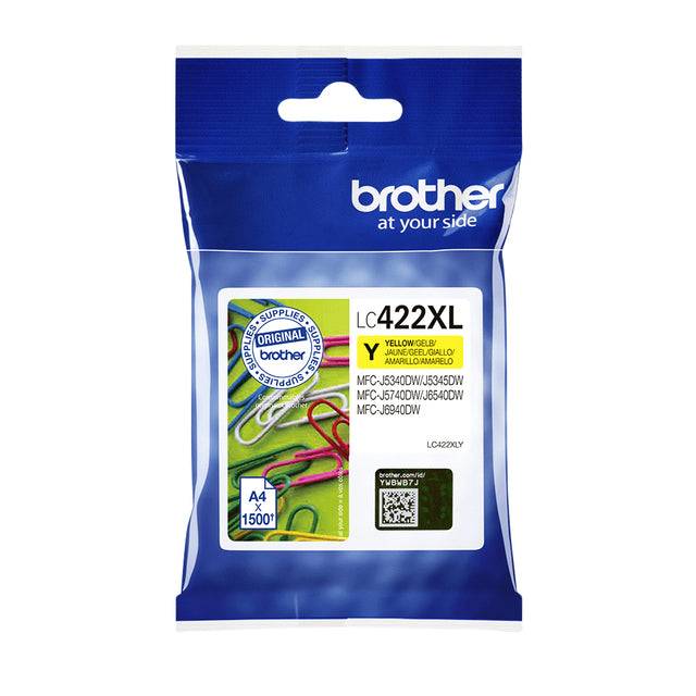 Brother Inkcartridge Bruder LC-422xly Yellow | 5 Stücke