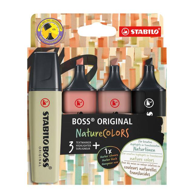 STABILO BOSS ORIGINAL Textmarker Mehrfarbig EO70/4-2-3