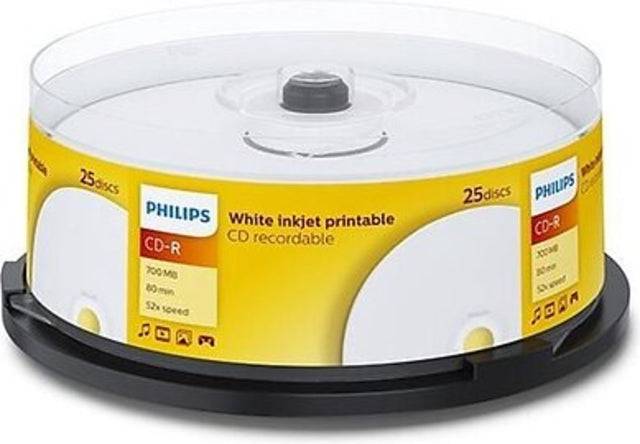 Philips CR7D5JB25 - 25 x CD-R - 700 MB (80 Min)