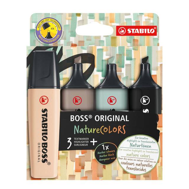 STABILO BOSS ORIGINAL Textmarker Mehrfarbig EO70/4-2-5
