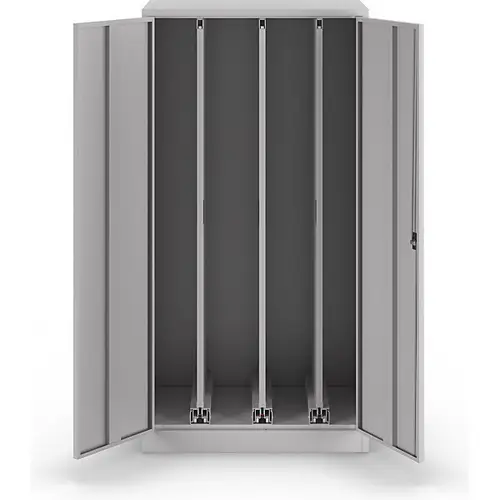 Vertikalauszugsschrank H1950xB1000xT600 mm 3 Auszüge RAL 7035 Vertikalauszugsschrank H1950xB1000xT600 mm 3 Auszüge RAL 7035