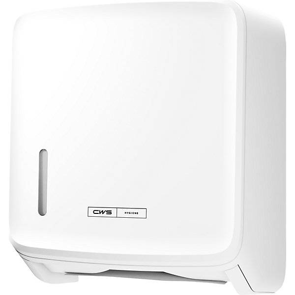 Faltpapierspender PureLine für 300 Tücher weiß. CWS Hygiene Deutschland GmbH & Co. KG 77024149